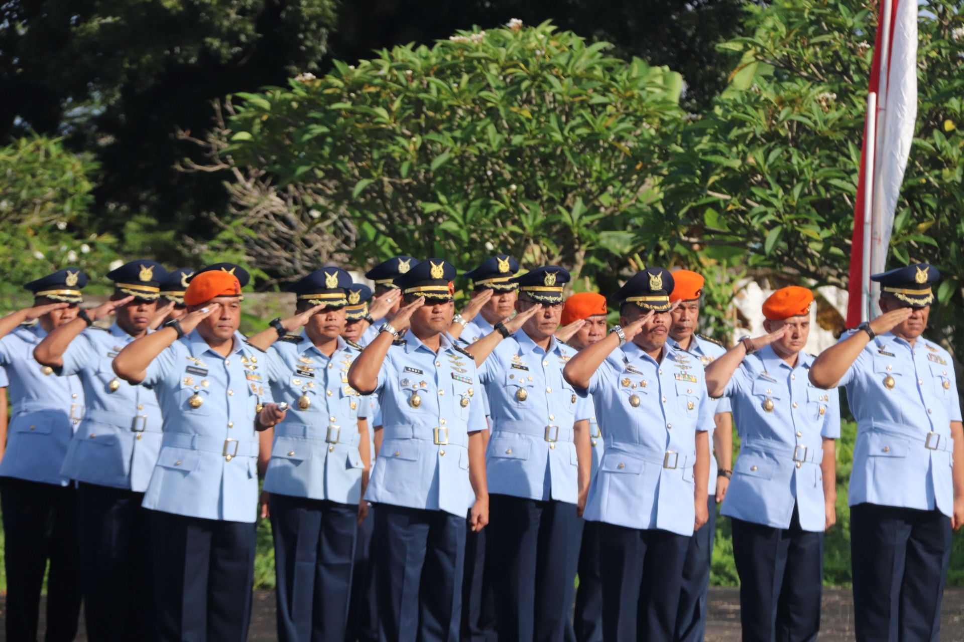 Foto pendukung Ziarah tahunan yang dilakukan divisi hanud pasgat